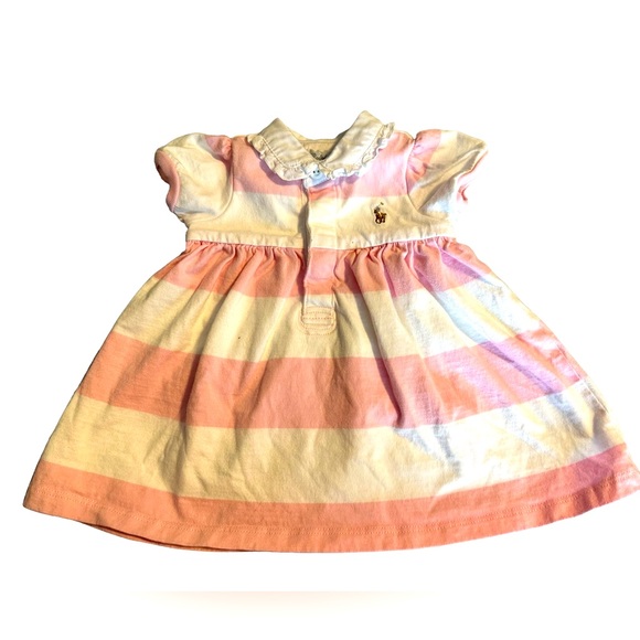 Ralph Lauren Striped Girls Infant Dress size 3 months - Picture 1 of 7